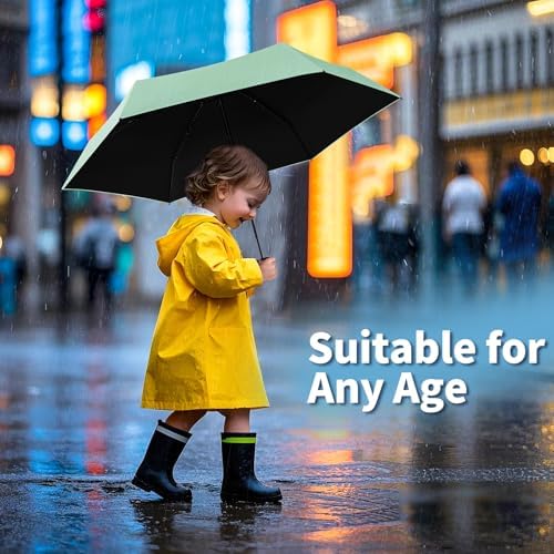 Yoobure Compact Travel Umbrella with Waterproof Case
