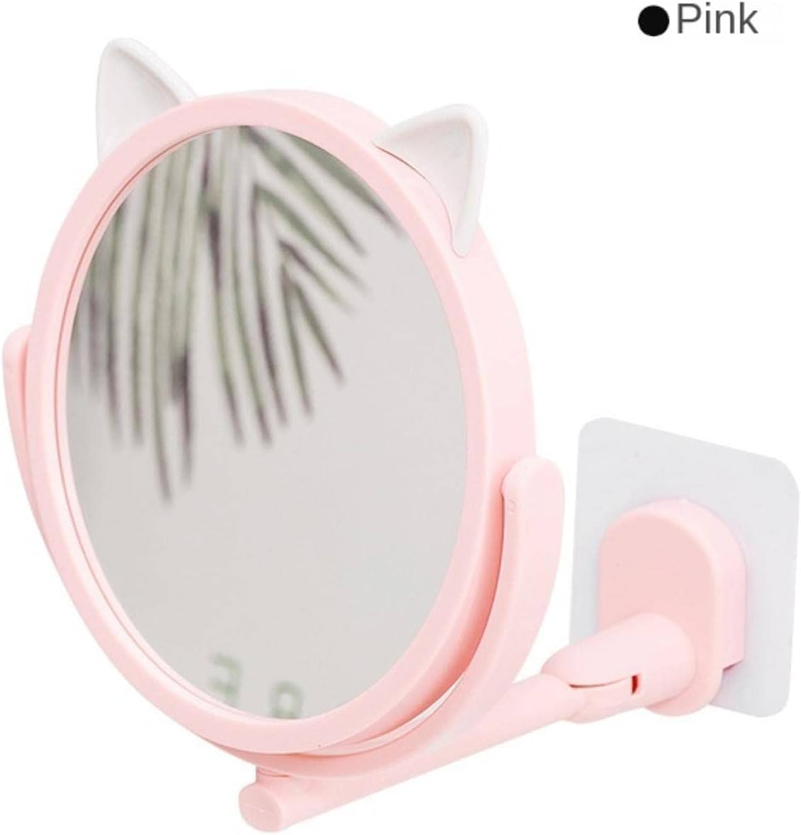 ZSQZJJ Foldable Wall Hanging Small Mirror with Rotating Bracket