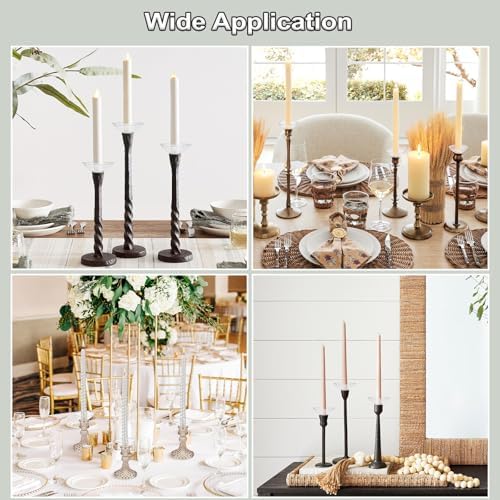 OwnMy 2PCS Glass Candle Drip Protectors