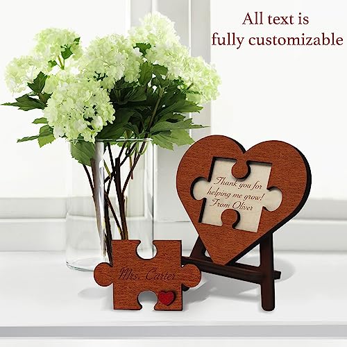 Personalized Thanks for Helping Me Grow Wooden Sign