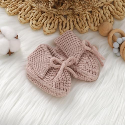 Wugugu Baby Booties Newborn Soft Knit Crochet Sock Shoes