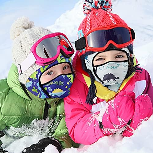 3 Pieces Kids Balaclava Ski Face Warmer