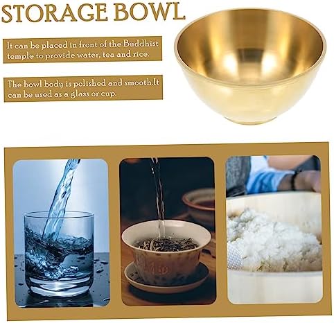 STOBAZA Gold Copper Decorative Offering Bowl 1