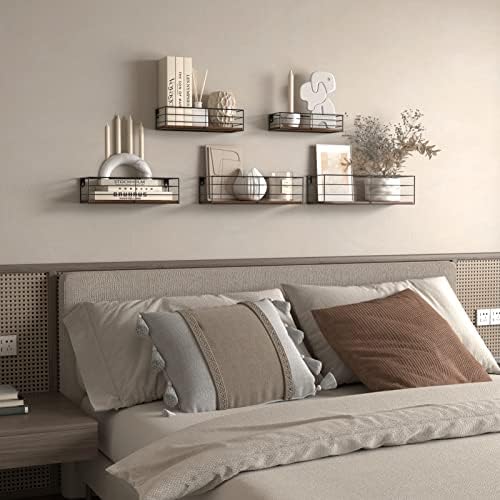 CRUGLA Floating Wall Shelves Set of 5