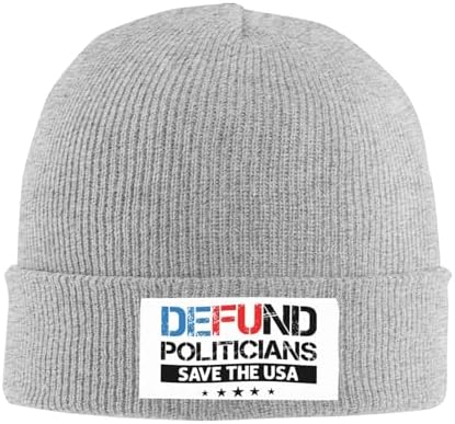 Generic Defund Politicians Winter Warm Knit Hat