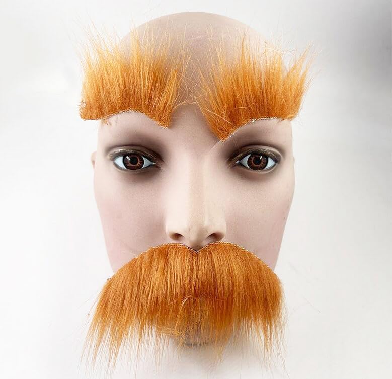 SUWOW Fake Bushy Mustache for Halloween Costume