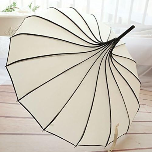 VIVI SKY Pagoda Peak Classic Umbrella Ivory 1
