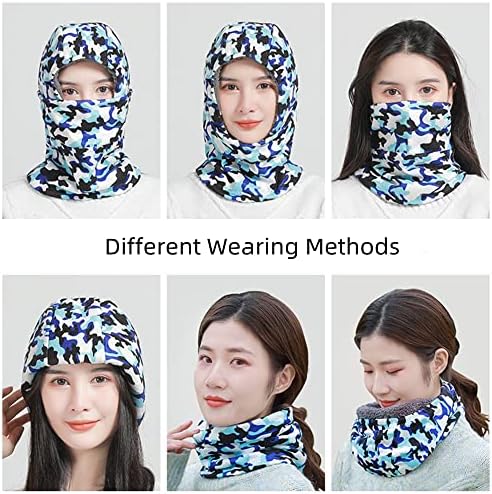 Kids Winter Thermal Fleece Balaclava Hood