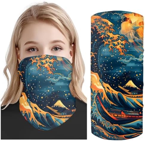 GLUDEAR 4 Pack Face Bandana Balaclava for Men Women