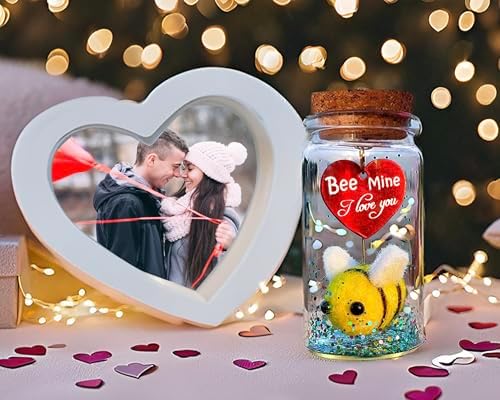 Cute Bee Love Message in a Bottle Gift for Couples 1