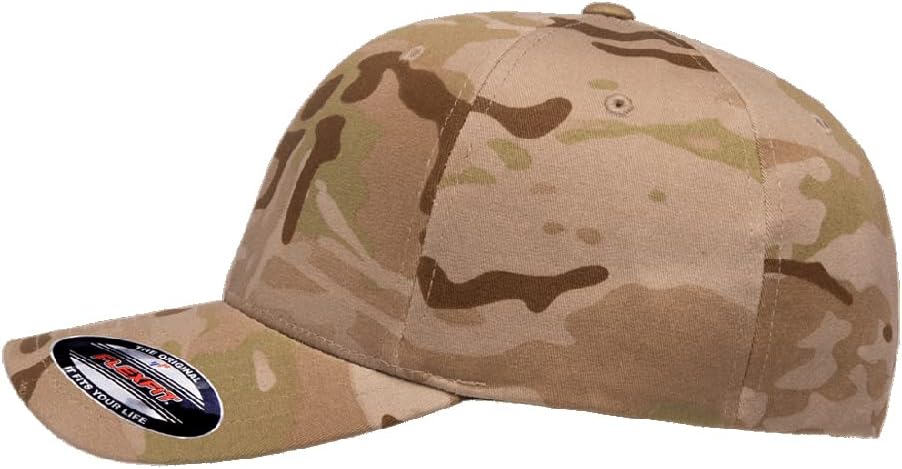 Flexfit Wooly Combed 6-Panel Baseball Cap - Stretch Fitted