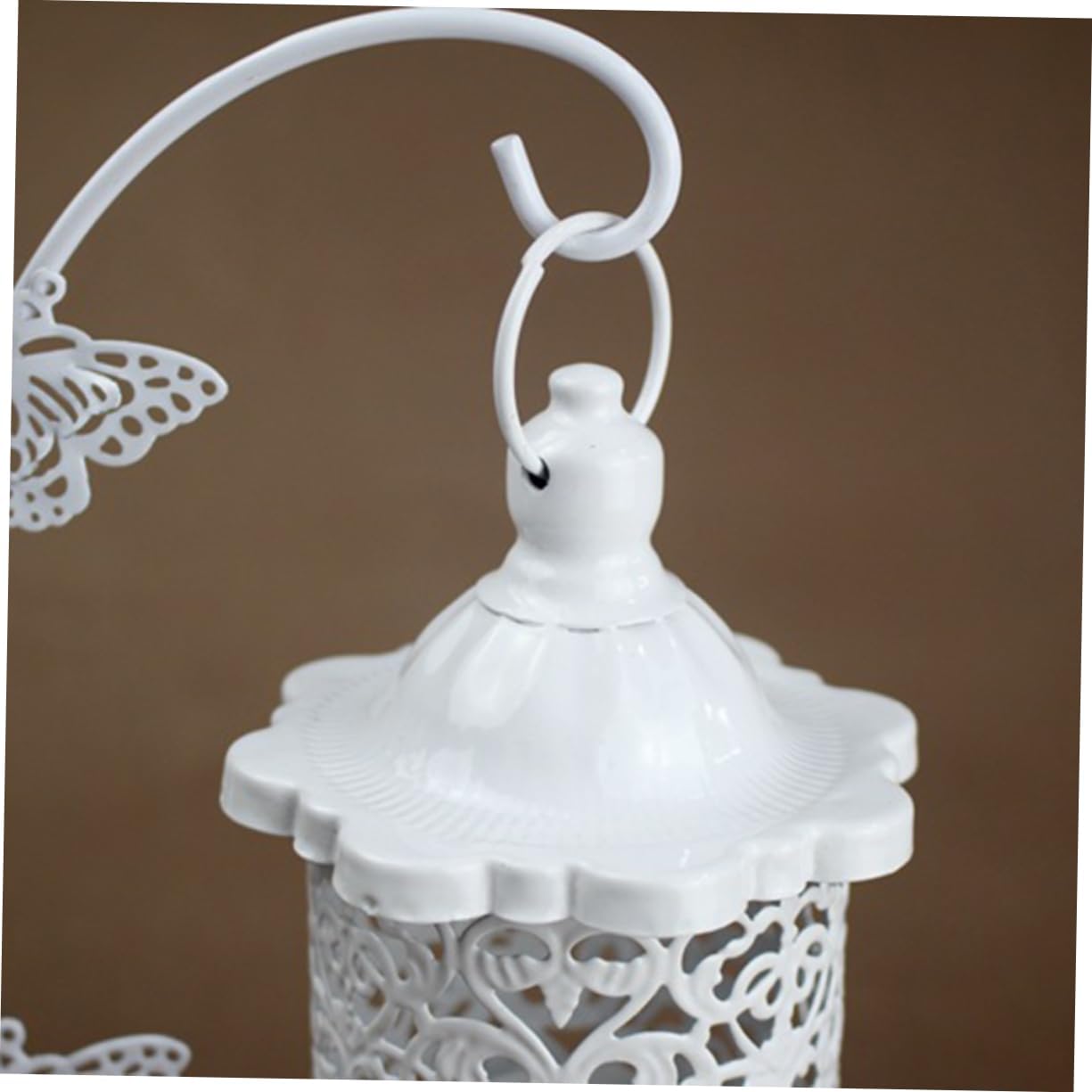 Zerodeko Wrought Iron Bird Cage Candlestick Holder 1