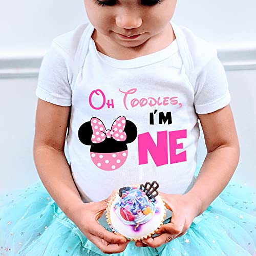 Minnie Birthday Bodysuit for 12-Month Baby Girl