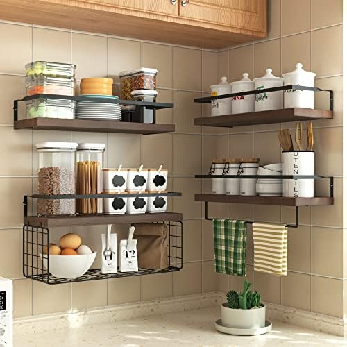 LUDORU 41 Tier Floating Shelves Wall Mounted