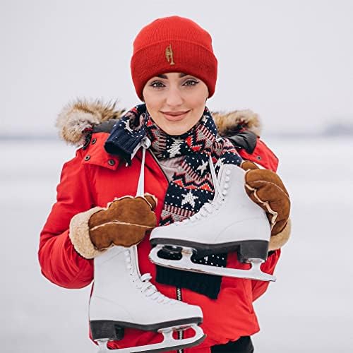 Speedy Pros Custom Acrylic Trumpet Beanie Winter Hat for Men and Women