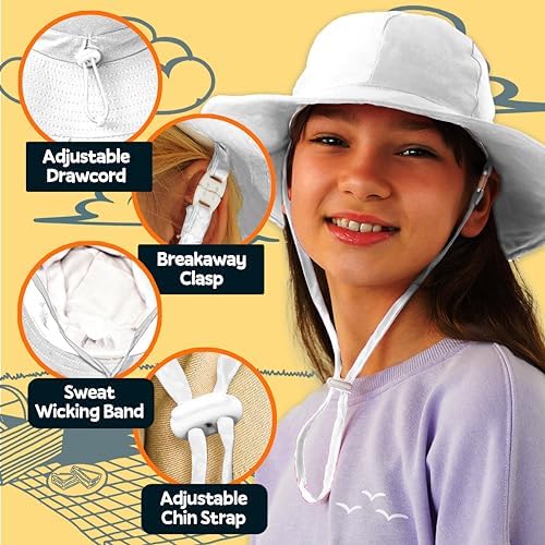GearTOP Kids Sun Hat with UV Protection 2T-8 1