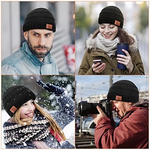 Wireless Beanie with 52 Headphone for Men Women
