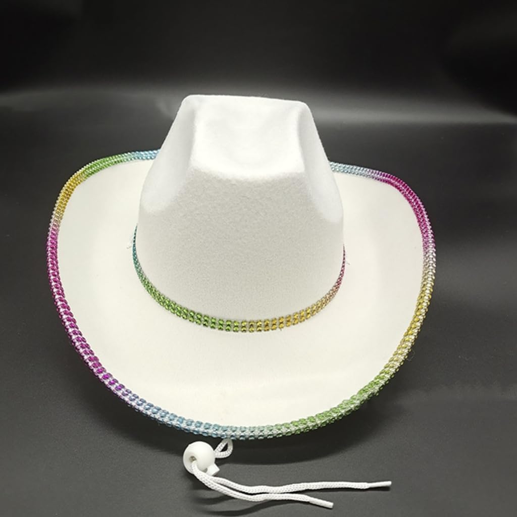Diamond-Studded Cowboy Hat for Boys and Girls