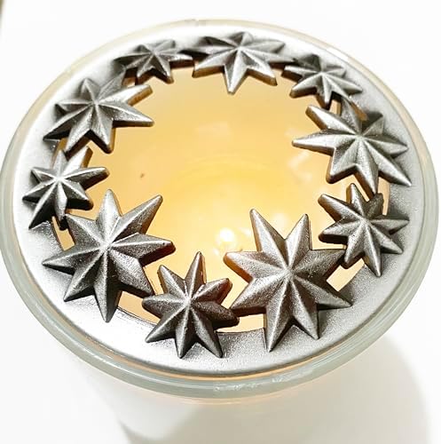LuWeiQian Jar Candle Toppers - Scented Stars for Jar Candles
