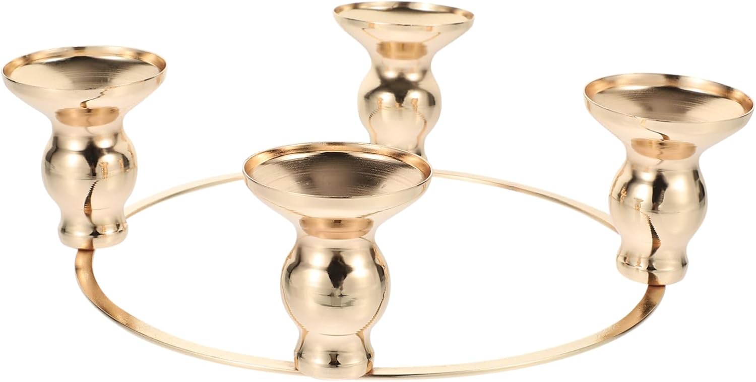 Ciieeo Advent Candle Ring Wreath Holder 1