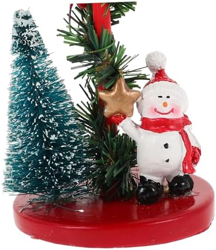 Whimsical Snowman Candle Holder for Christmas and Wedding Decor