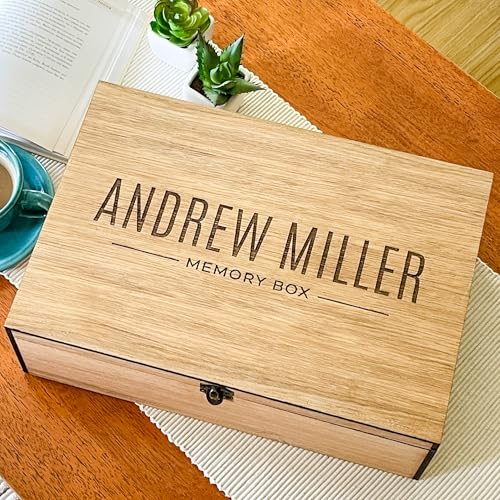 Personalized Wooden Keepsake Box for Memories 1