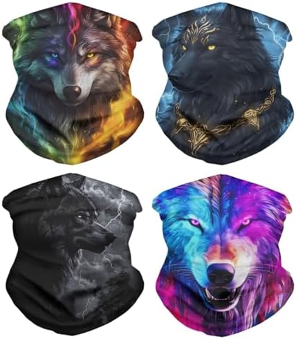 GLUDEAR 3D Print Balaclava Face Bandana for Men Women