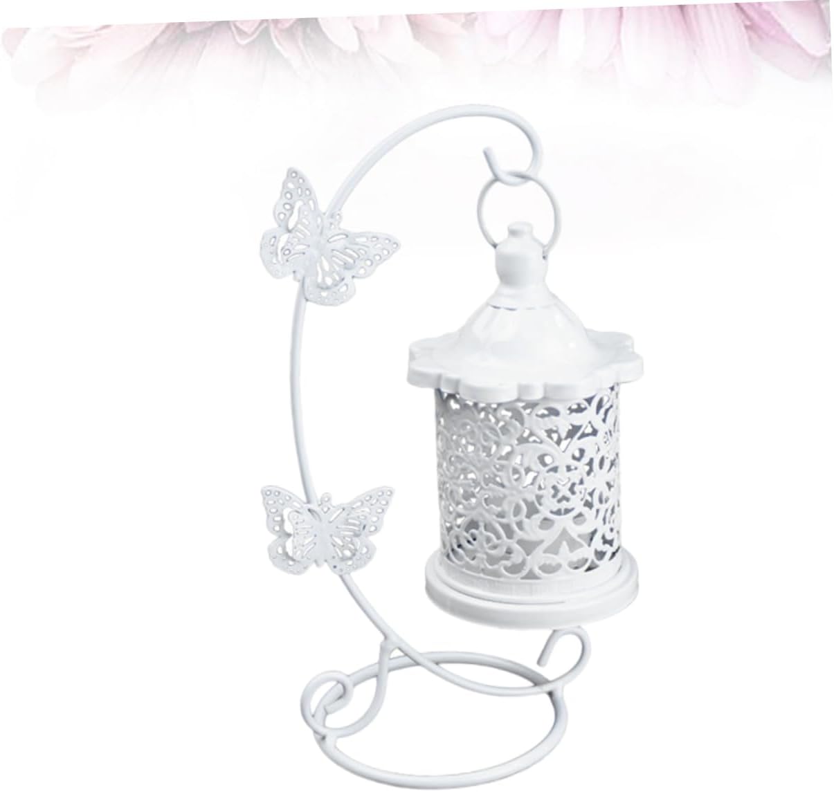 Zerodeko Wrought Iron Bird Cage Candlestick Holder 1