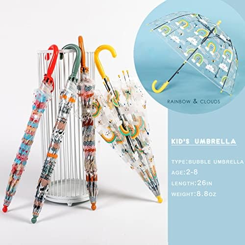 MRTLLOA Kids Bubble Umbrella with Curved Handle 1