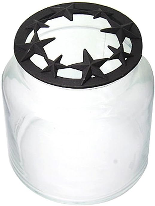 CHAWOORIM Star Design Candle Topper Jar Shade