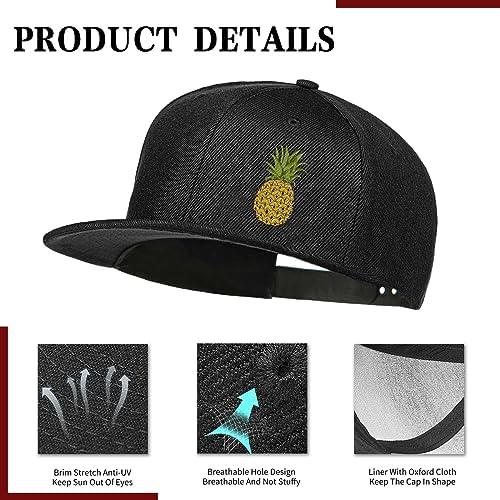Negi Pineapple Snapback Hat for Men
