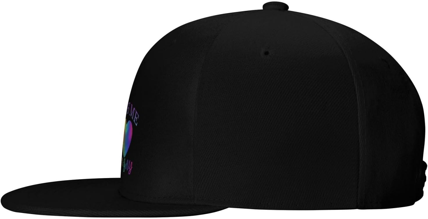 Baseball Cap Kiss Me Im Gay Black Adjustable