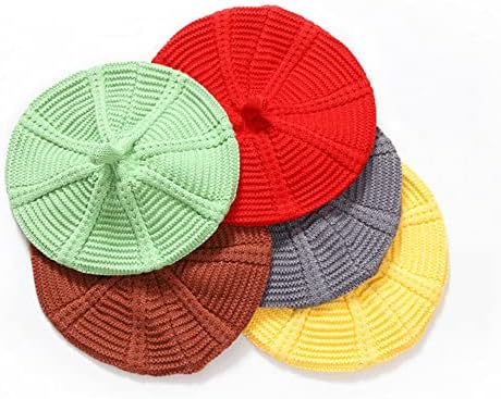 Little Girls Beret Hat Fashion Knitted Cap for Kids