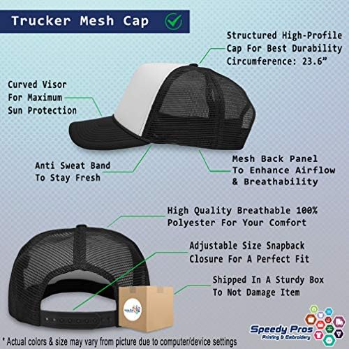 Speedy Pros Trucker Hat with Adjustable Snapback