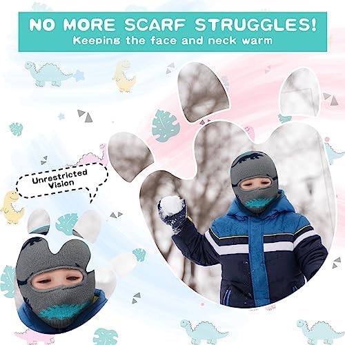 GSAFEME Kids Balaclava Ski Mask - Winter Face Cover for Boys Girls