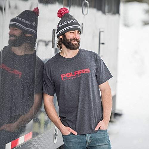 Polaris Knit Retro Cuff Beanie Black One Size