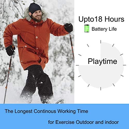 Bluetooth Beanie Headphones with 250mAh Battery for Extended Play