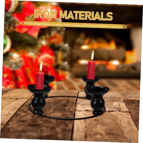 MAGICLULU Iron Christmas Candle Holder Ring 1