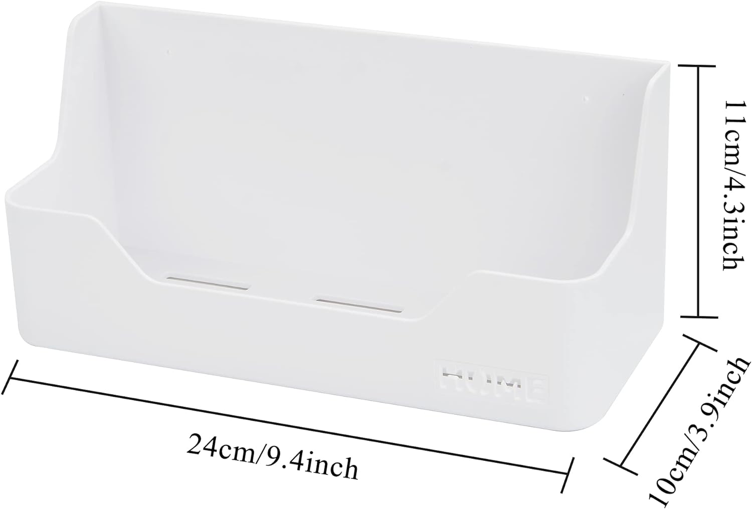 MATIMASU Bedside Shelf Organizer Storage Caddy Wall Mount Adhesive Box