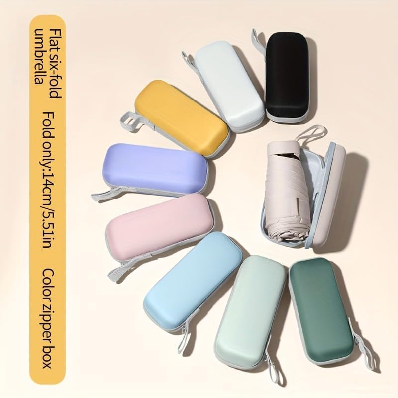 Mustarpicking UPF50 Mini Travel Umbrella 15cm