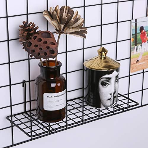 Kaforise Wall Hanging Shelf for Grid Panel Black