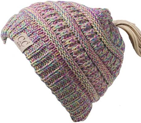 Gravity Threads Kids Soft Cable Knit Winter Beanie 1