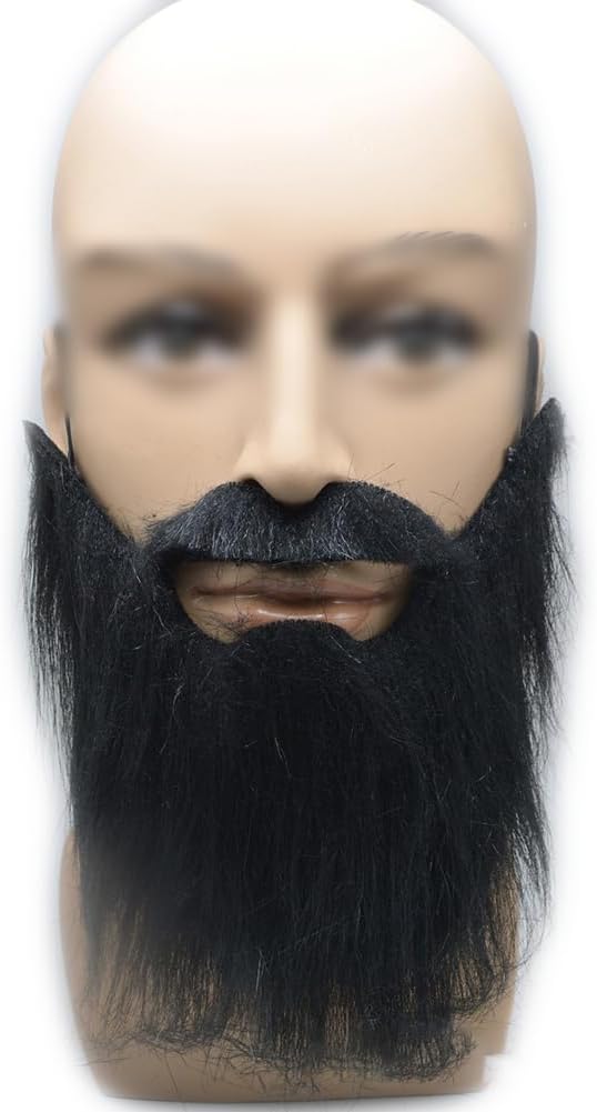GSHLLO 4 Pcs Realistic Costume Beards for Men