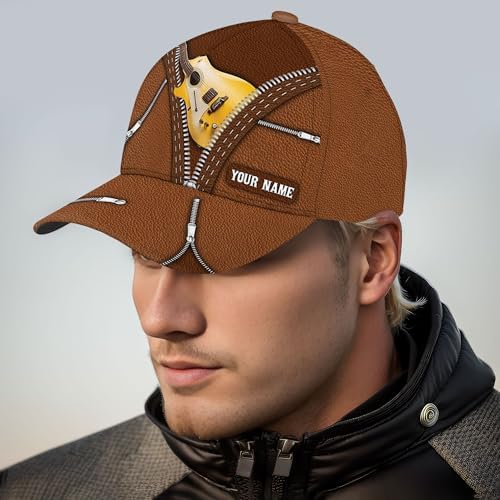 Personalized Baseball Cap for Men Camo Hunting Hat UV Protection Fitted Cap