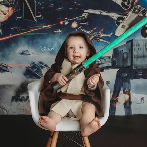 Deluxe Galaxy Wars Brown Hooded Robe Costume Set