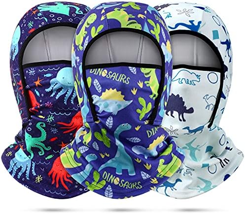3 Pieces Kids Balaclava Ski Face Warmer
