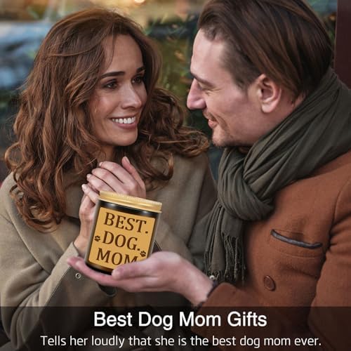 Funny Dog Mom Gifts - Lavender Scented Jar Candles 1