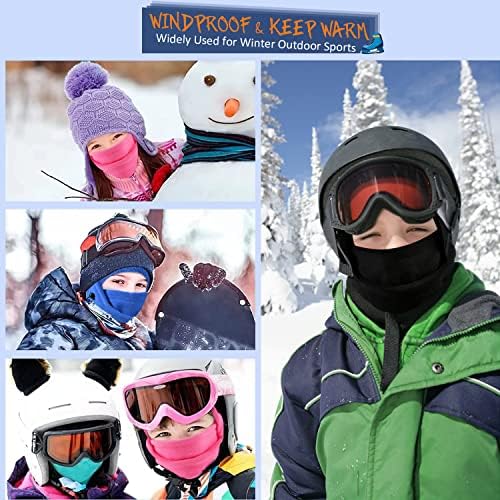 Child Ski Warm Hat with Full Face Mask and Neck Gaiter