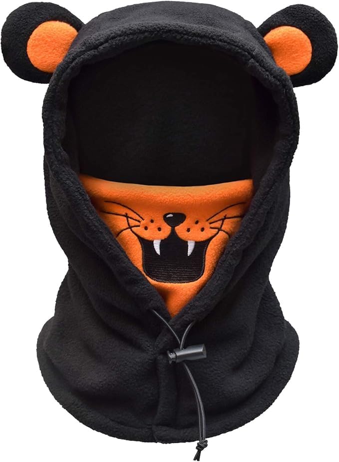 BLUEMARS Kids Balaclava Ski Mask - Windproof Fleece Face Hood for Winter