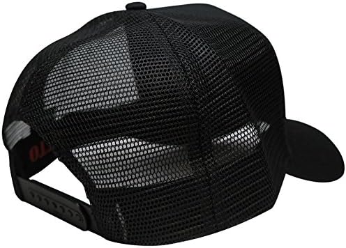AC Racing USA American Flag Snapback Trucker Cap Black